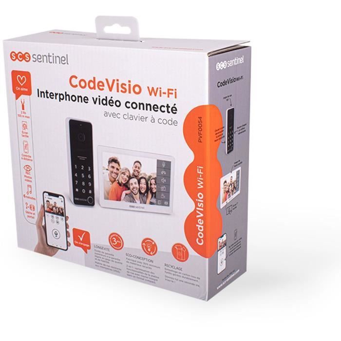 Interphone vidéo connecté avec clavier à code - SCS SENTINEL - CodeVisio Wi-Fi - 6 mélodies