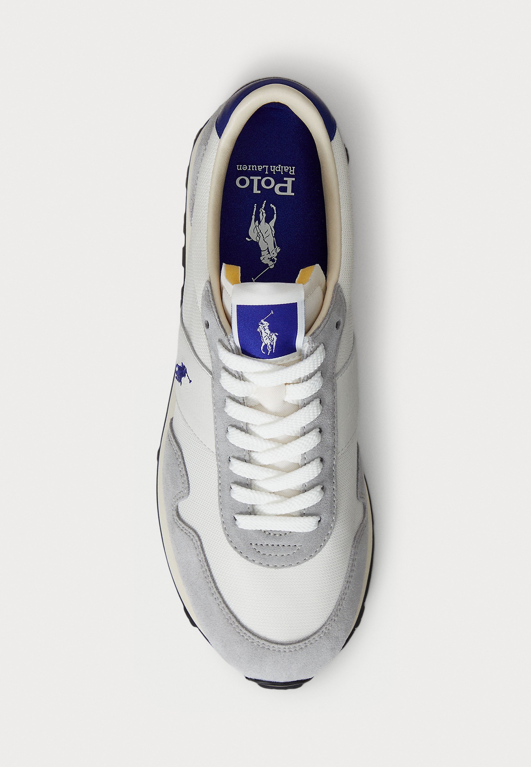 Polo Ralph Lauren PRL TRAIL 125 SNEAKERS CON PANNELLI IN CAMOSCIO - Sneakers - grigio/blu