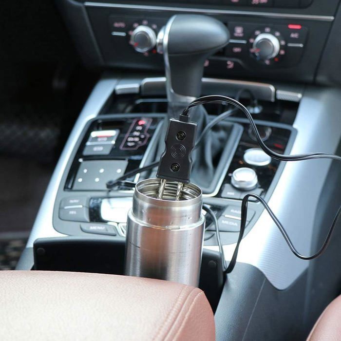 Chauffe-Eau portatif de Voiture, Chauffe-Eau de Voiture de Bouilloire 12V / 24V Chauffe-Eau électrique