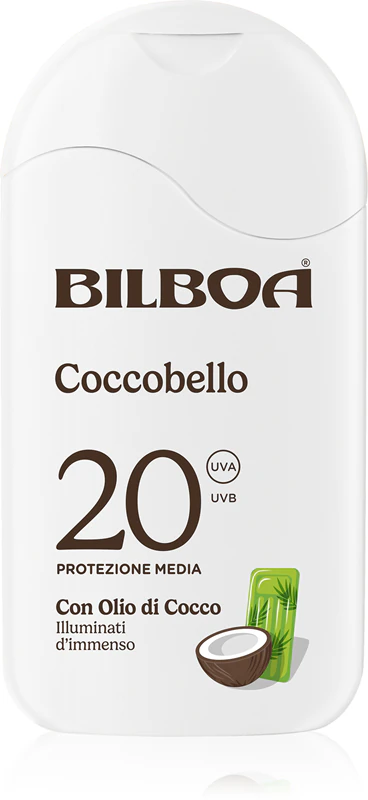 Bilboa Coccobello Latte zonnebrandcrème met kokosolie.