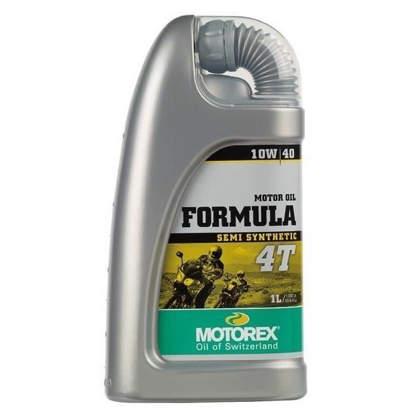 MOTOREX - Fórmula 4T 10W40 Óleo Semissintético para Motocicletas 1L