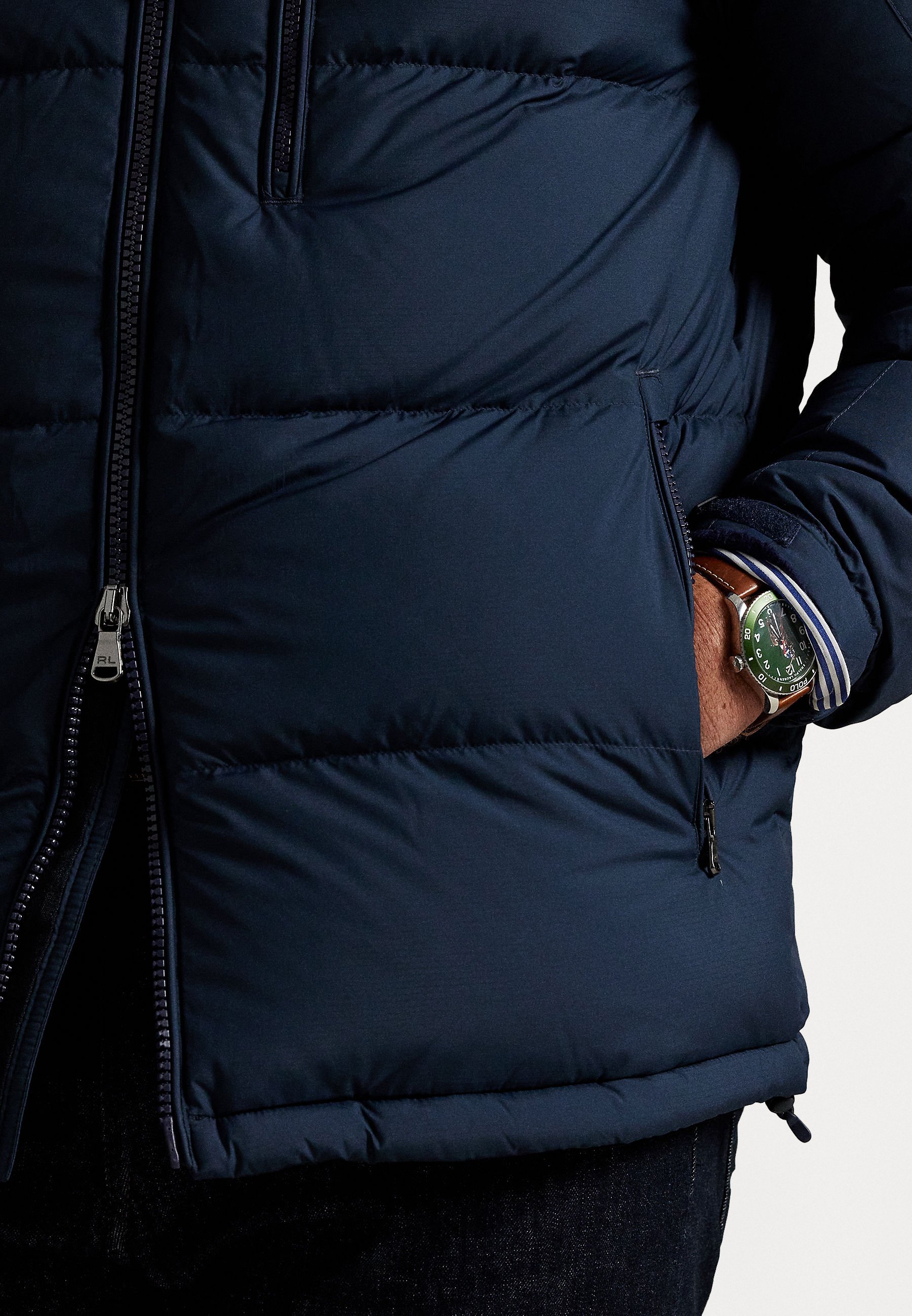 POLO RALPH LAUREN BIG & THE GORHAM DOWN JACKET - Péřová bunda - collection black