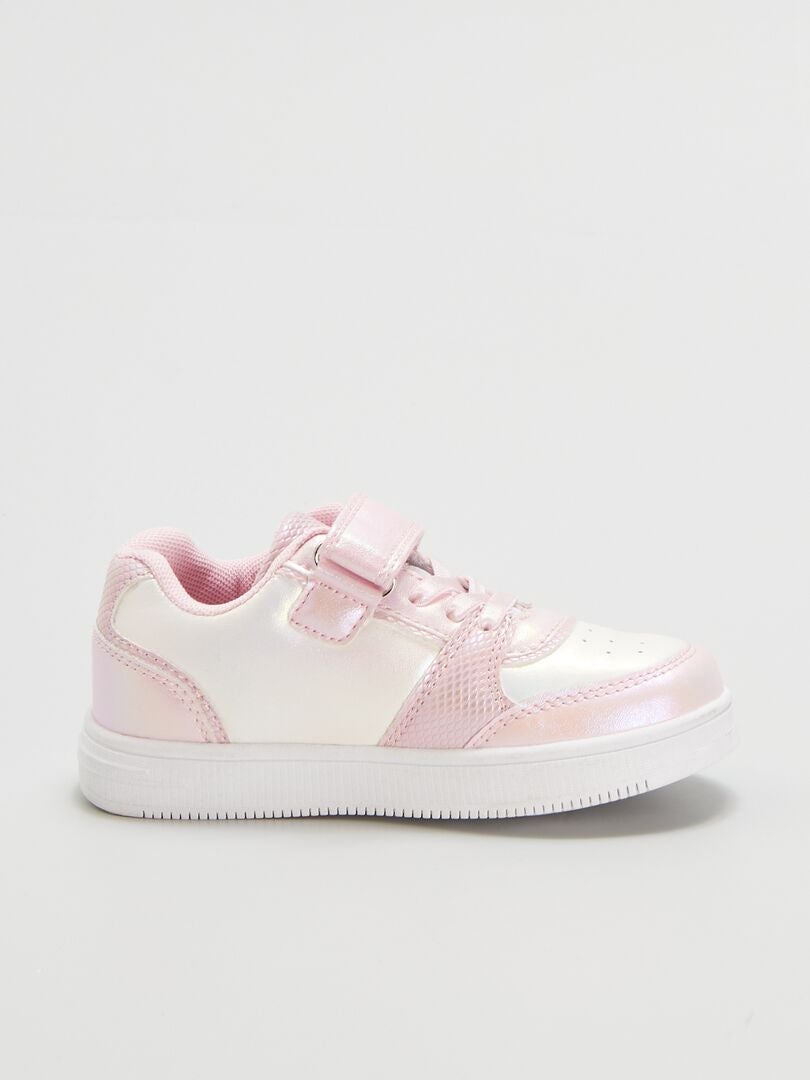Minnie Mouse sneakers met klittenbandsluiting - ROZE