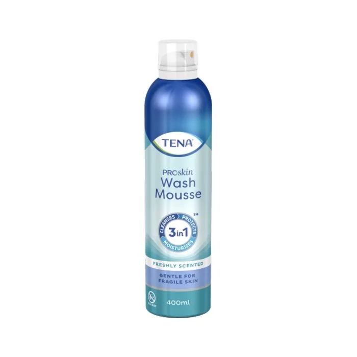 TENA Tena Wash Mousse 400 ml reinigt, schützt und spendet Feuchtigkeit
