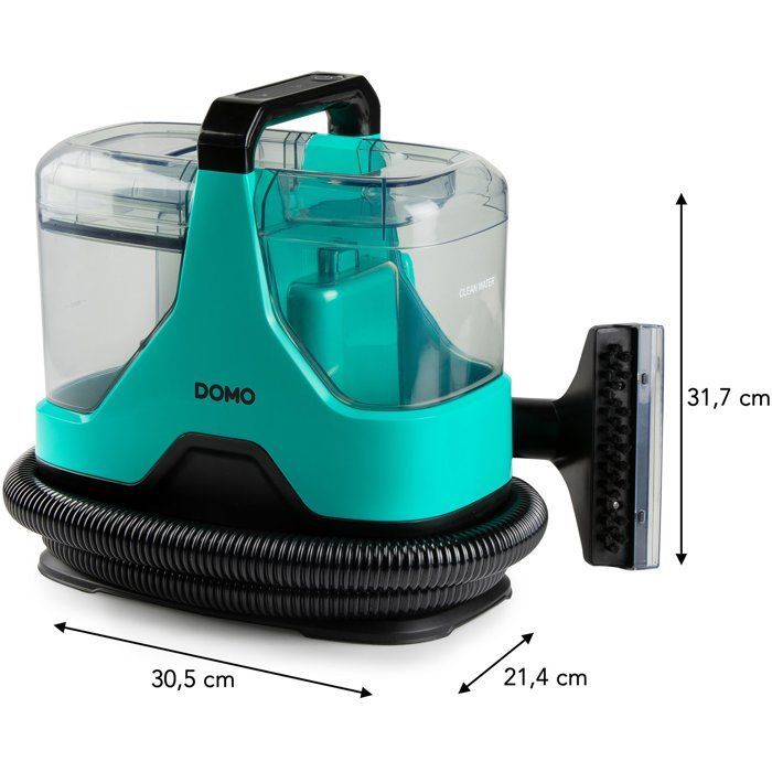 Quitamanchas - DOMO DO250SC - 600 W - 15.000 Pa - 1,3 L - Azul/Negro