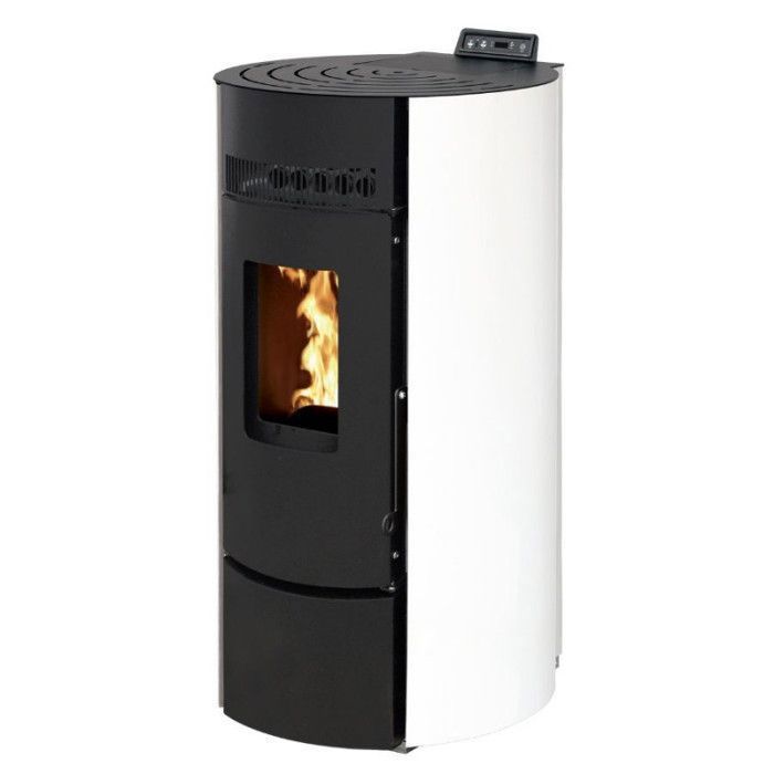 Poêle à granules INTERSTOVES LEANDRO 9 Etanche Blanc