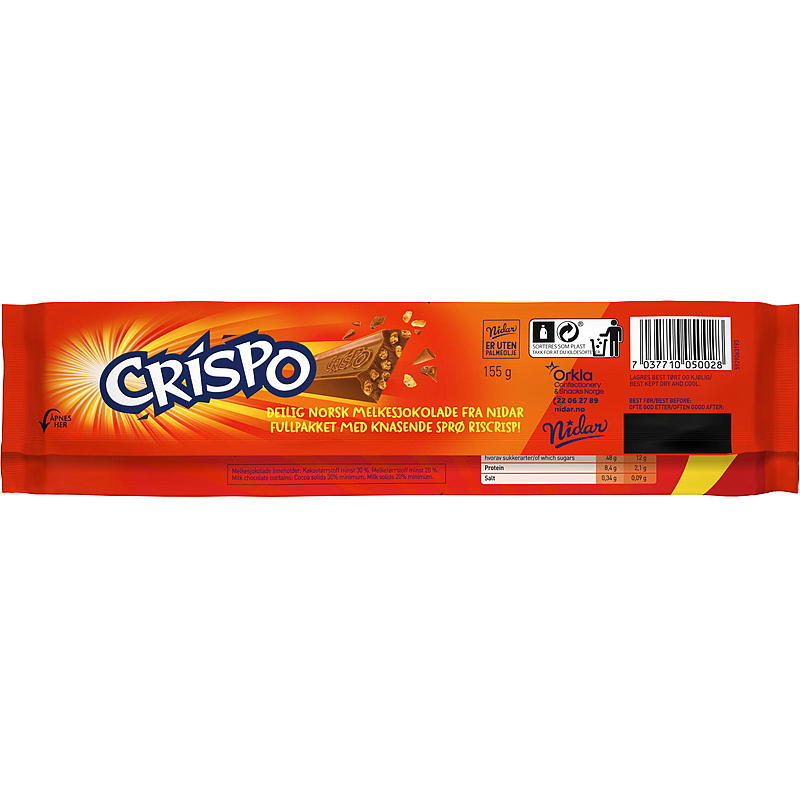Nidar Crispo stor tallrik 160 g Nidar