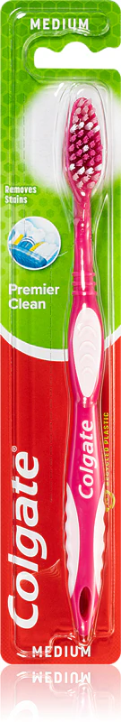 Zubná kefka Colgate Premier Clean strednej veľkosti