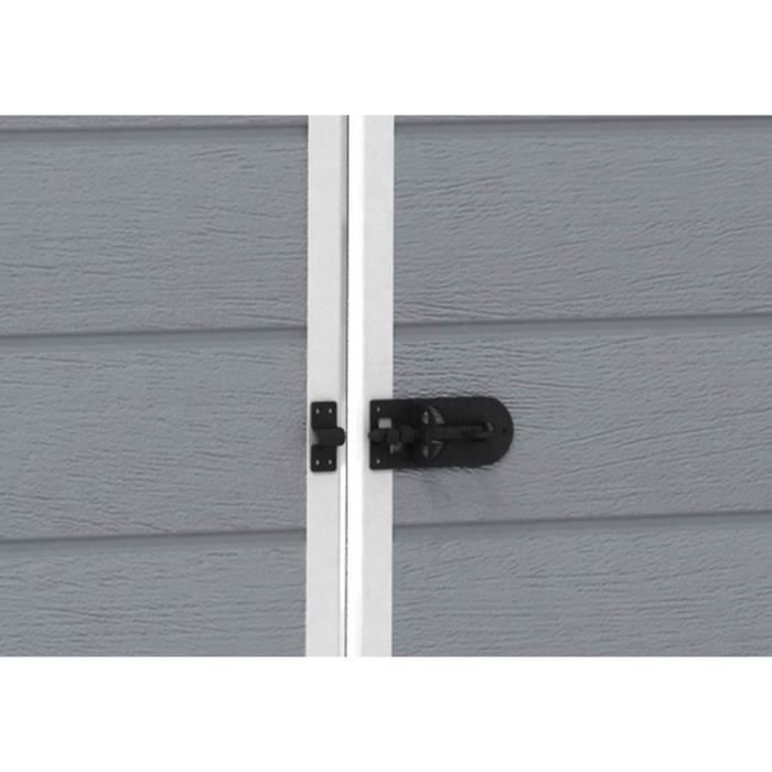 Caseta de jardín KETER Premium 86 gris de 4,4 m² con suelo.