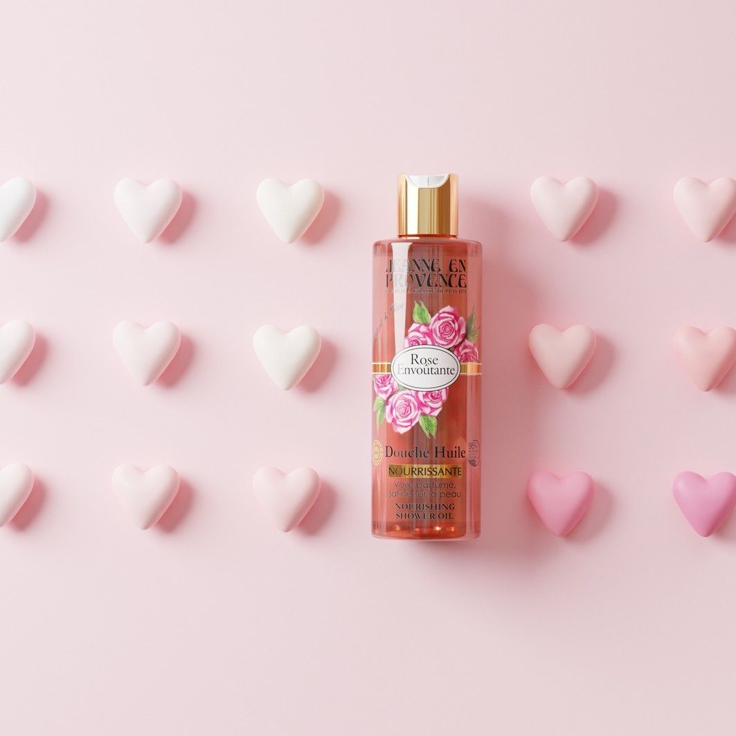Jeanne En Provence Douche Huile Rose Envoûtante