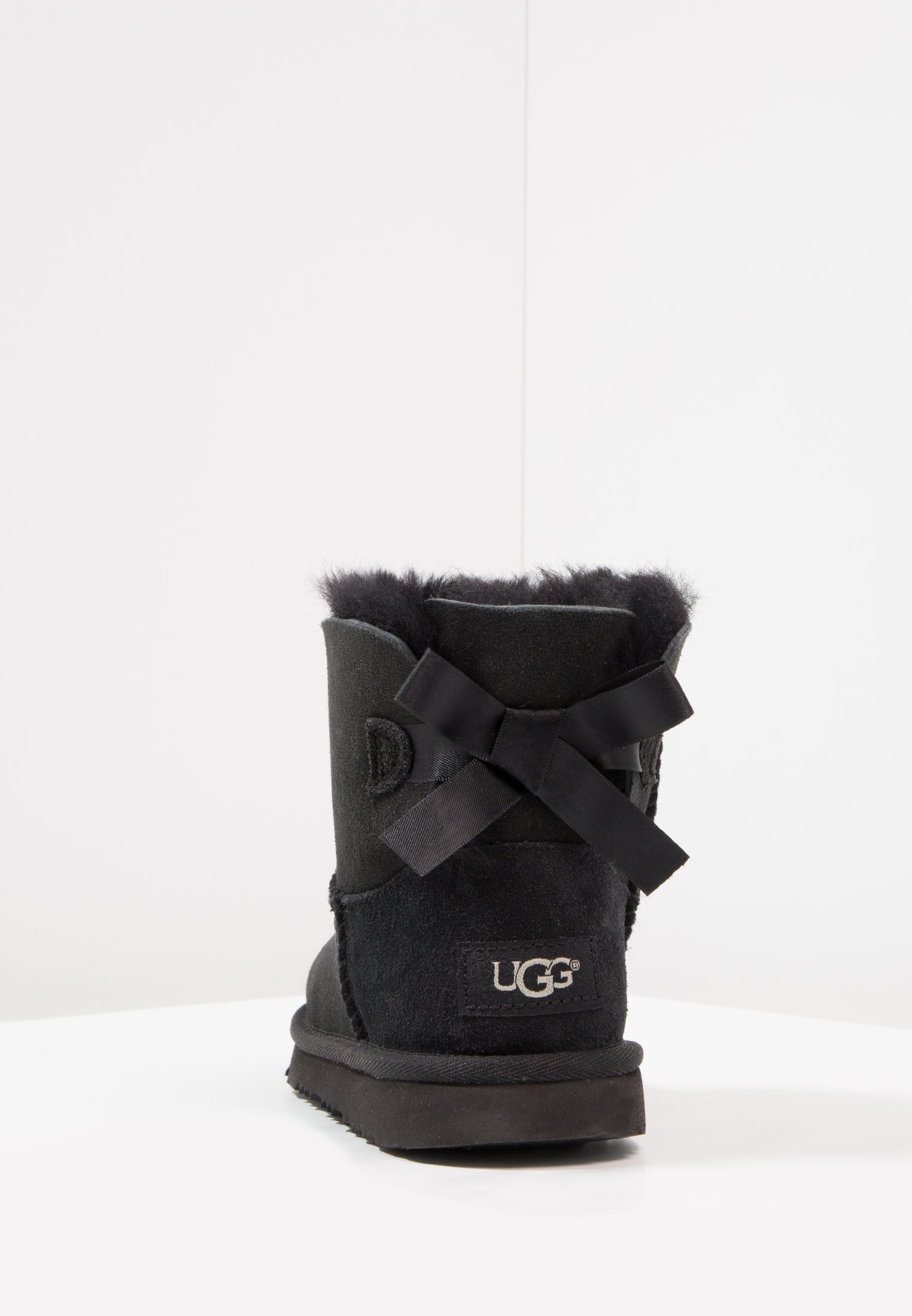 UGG MINI BAILEY BOW II - Klasične gležnjače - crne