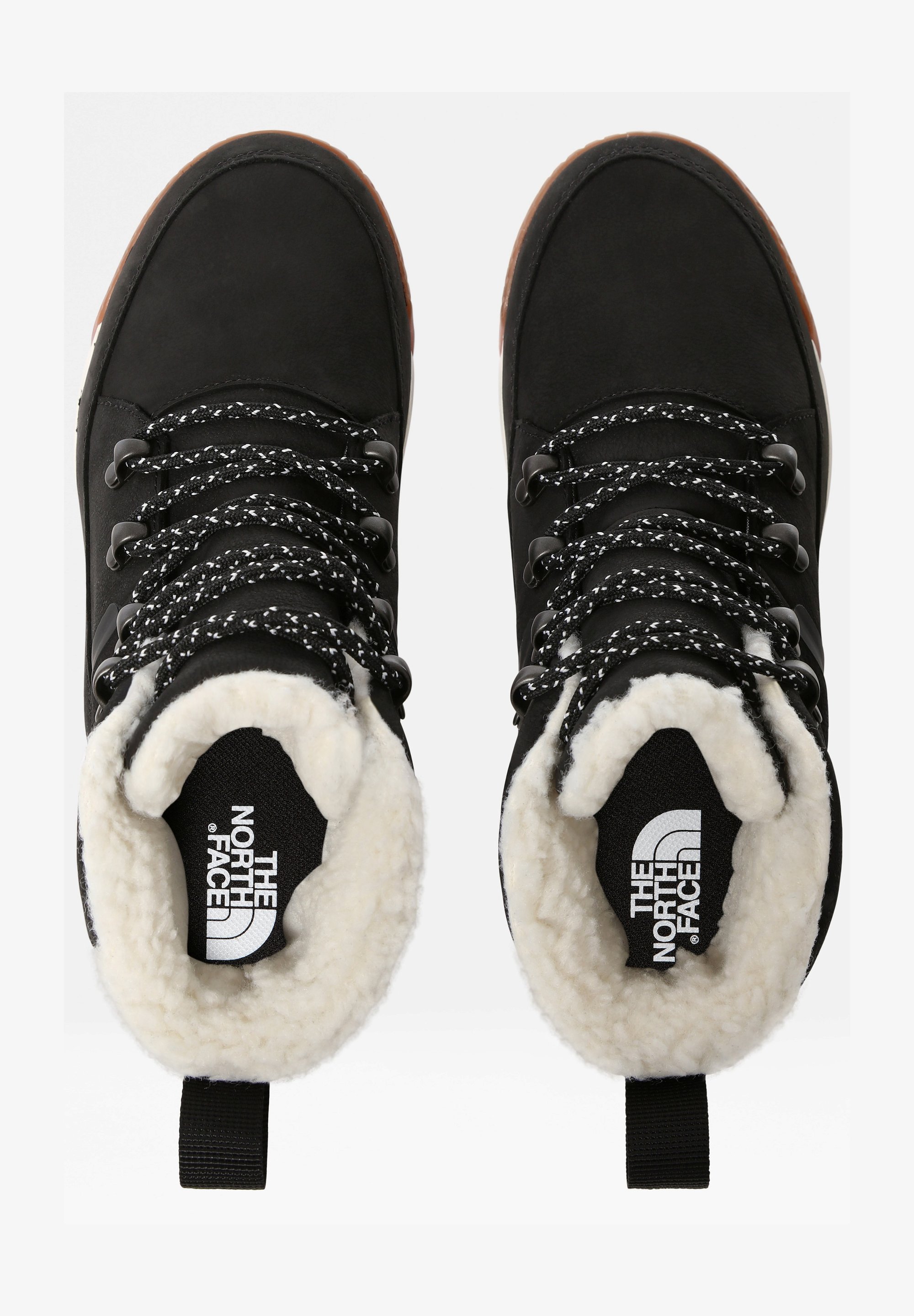 Bottes d'hiver The North Face SIERRA MID LACE WP - NOIR/BLANC GARDENIA