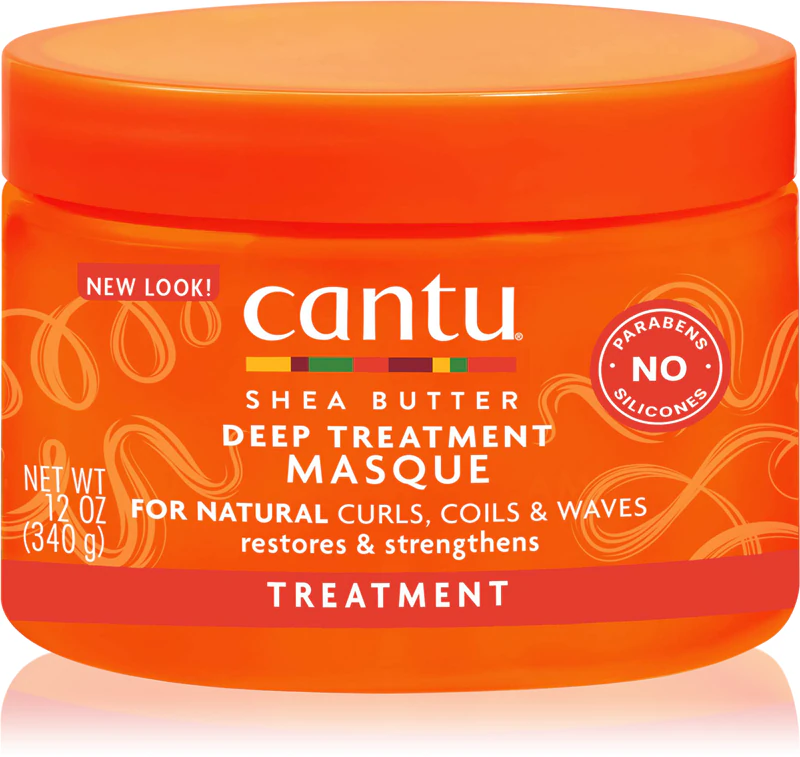 CANTU Shea Butter Tiefenpflegemaske – tiefenwirksame, regenerierende Maske für lockiges und welliges Haar