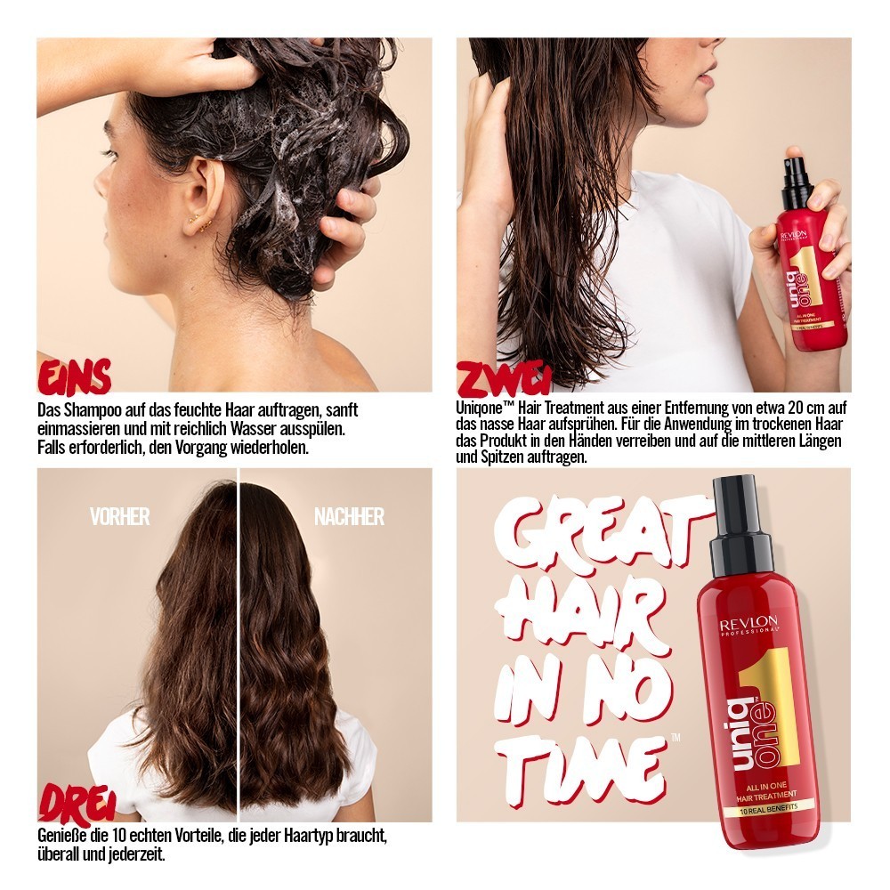 Revlon Professional matu laka ar karstuma aizsardzību UniqOne Classic, 150 ml
