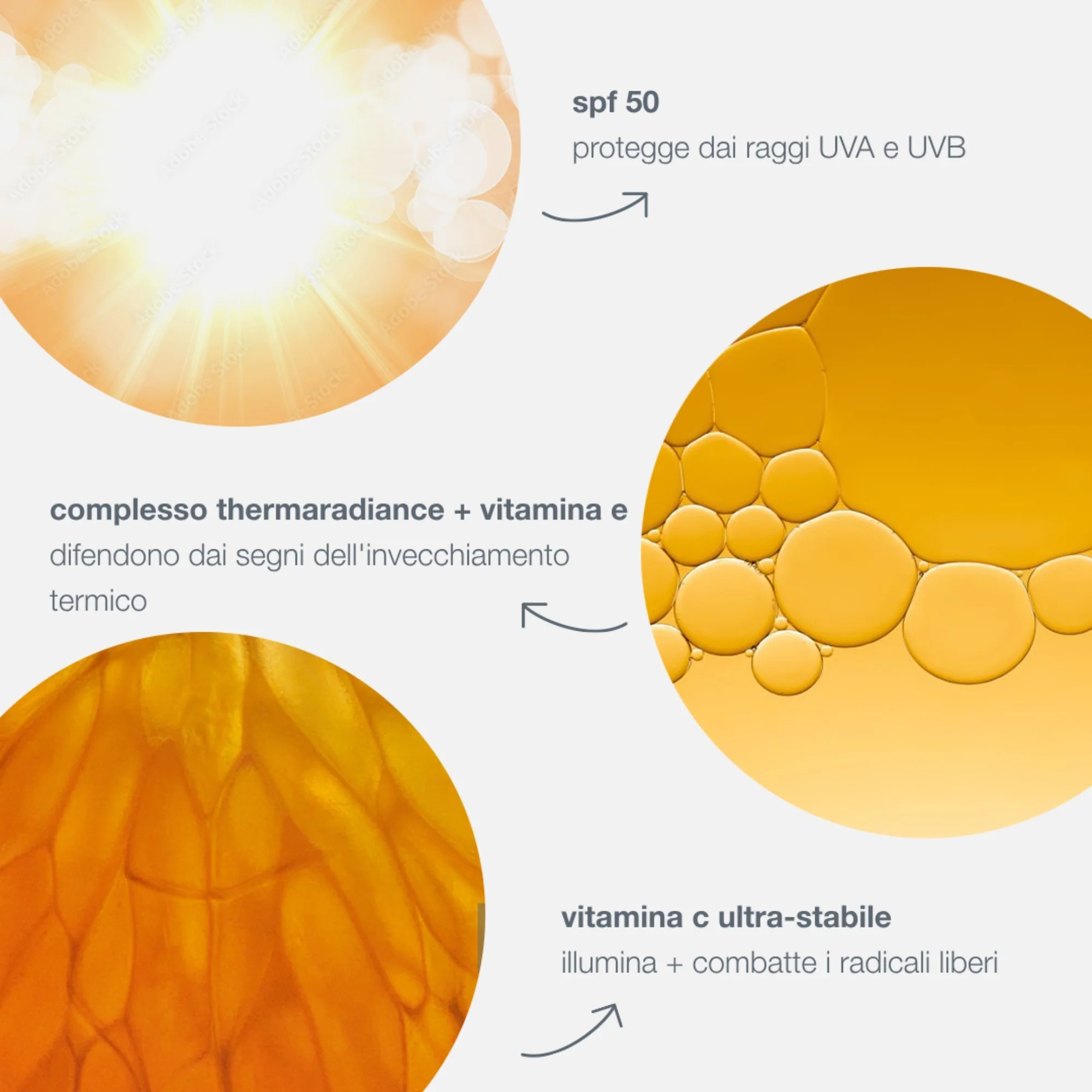 BioLumin-C Biolumin-c Heat Aging SPF50 - Crema viso giorno idratante, Crema viso giorno illuminante, Crema viso giorno antirughe