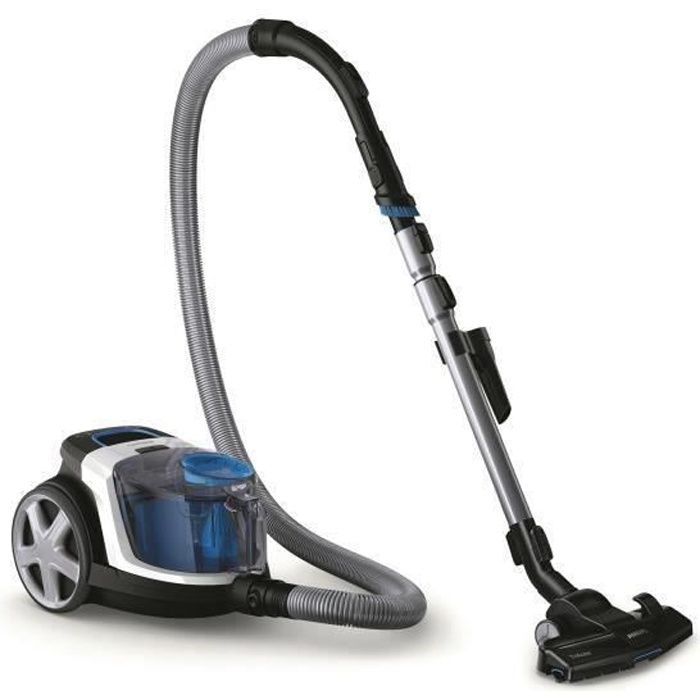 Aspiradora compacta sin bolsa Philips PowerPro - FC9332/09 - 900 W - Filtro antialérgico H13 - Clase energética A