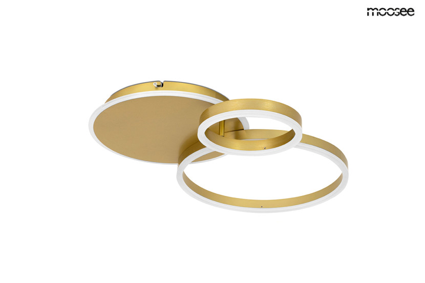 MOOSEE lampa sufitowa / plafon RINGS 3 złota