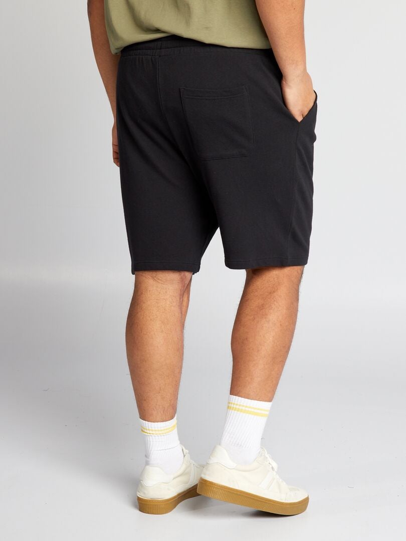 Fleece shorts - Zwart