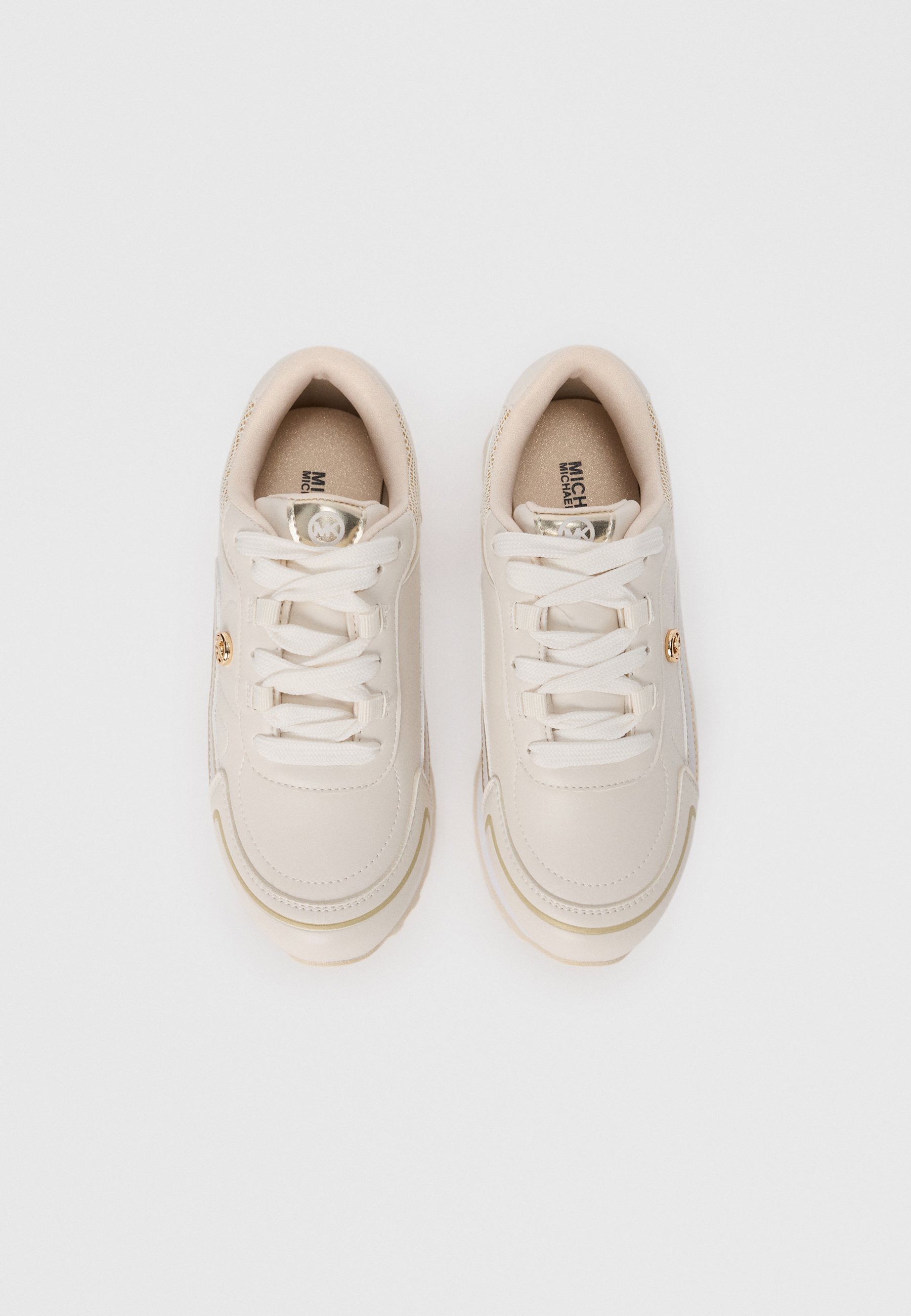 Michael Kors Kids BYRDIE - Trampki - waniliowe