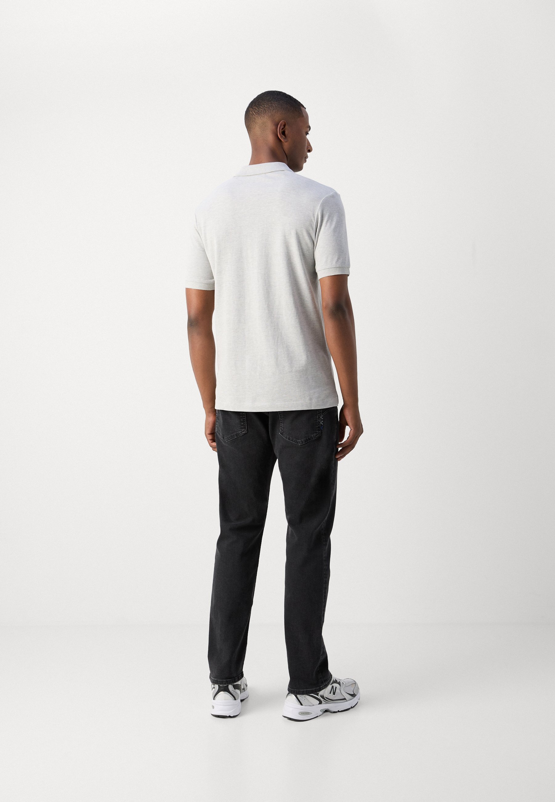 Scotch & Soda CORE LOGO - Poloshirt - grijs gemêleerd