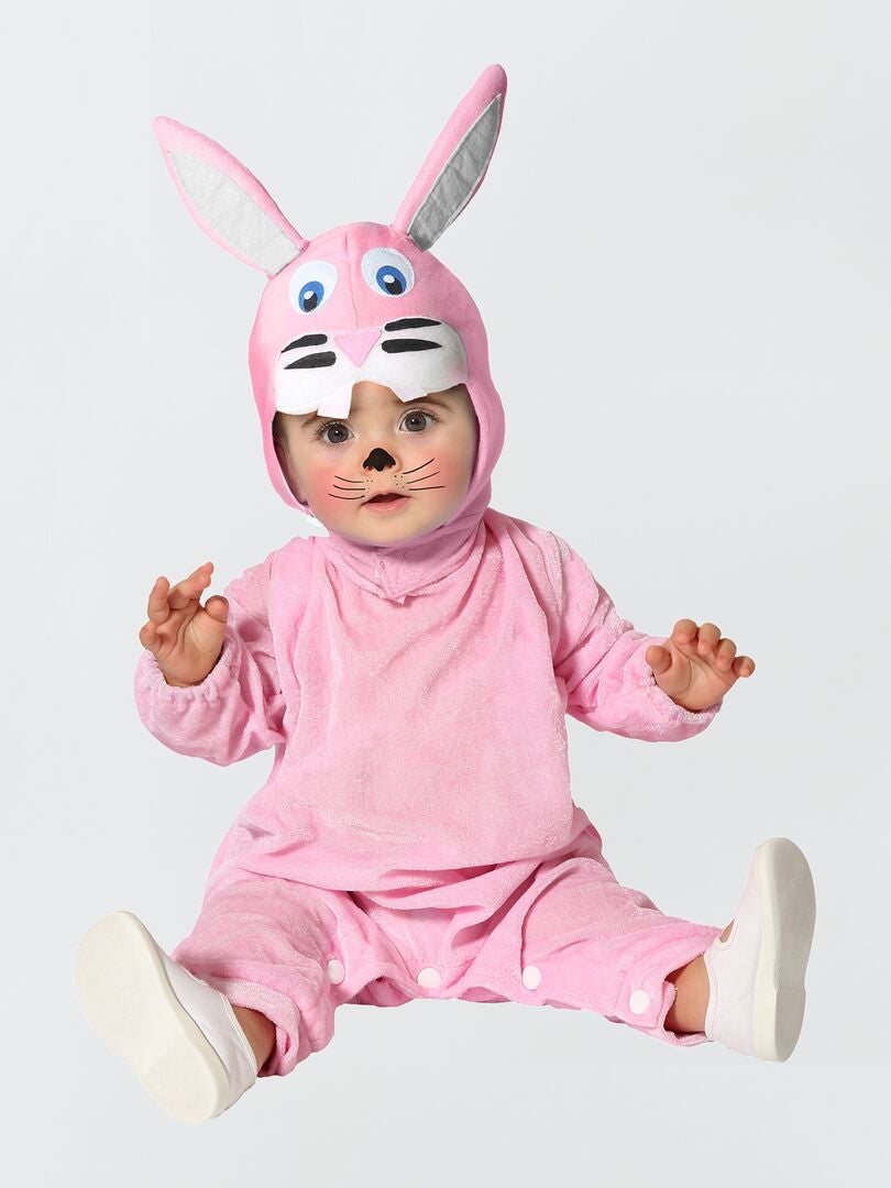 Konijnenpakje (jumpsuit) - Roze