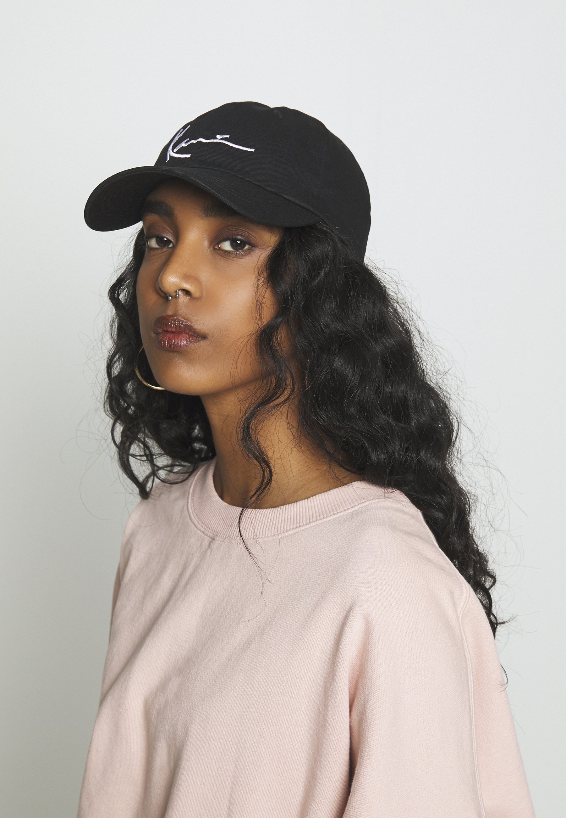 Karl Kani SIGNATURE - Cap - zwart/wit
