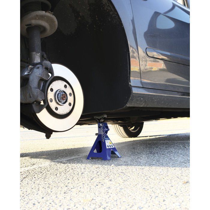 Maxi 2T ratchet axle stands, height 280 to 415mm - MICHELIN - Quick and easy locking with lever + safety pin