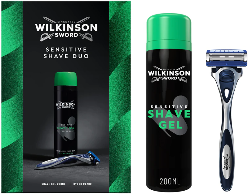 Dárková sada na holení Wilkinson Sword Sensitive Shave Duo