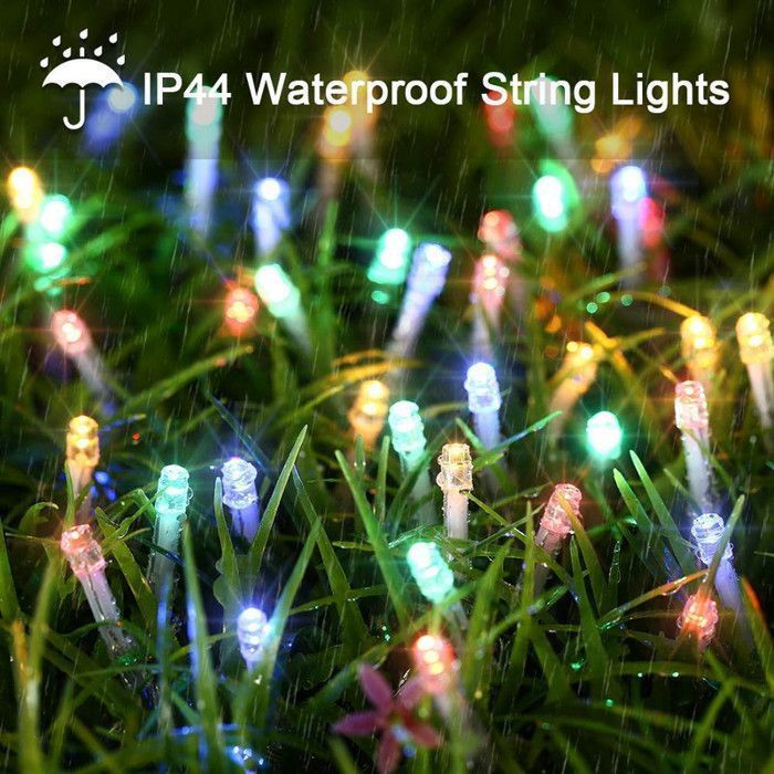 1 Guirlande lumineuse,30M 300 LEDs,Multicolore,8 Modes,IP65,Pour Jardin,Terrasse,Noël .