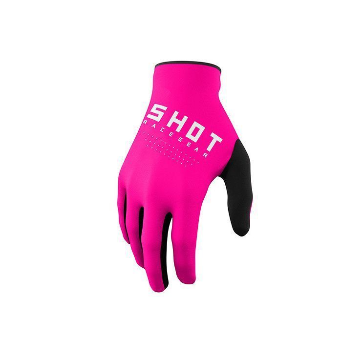 Motorcykel crosshandsker SHOT RACE GEAR Draw Kid Pink
