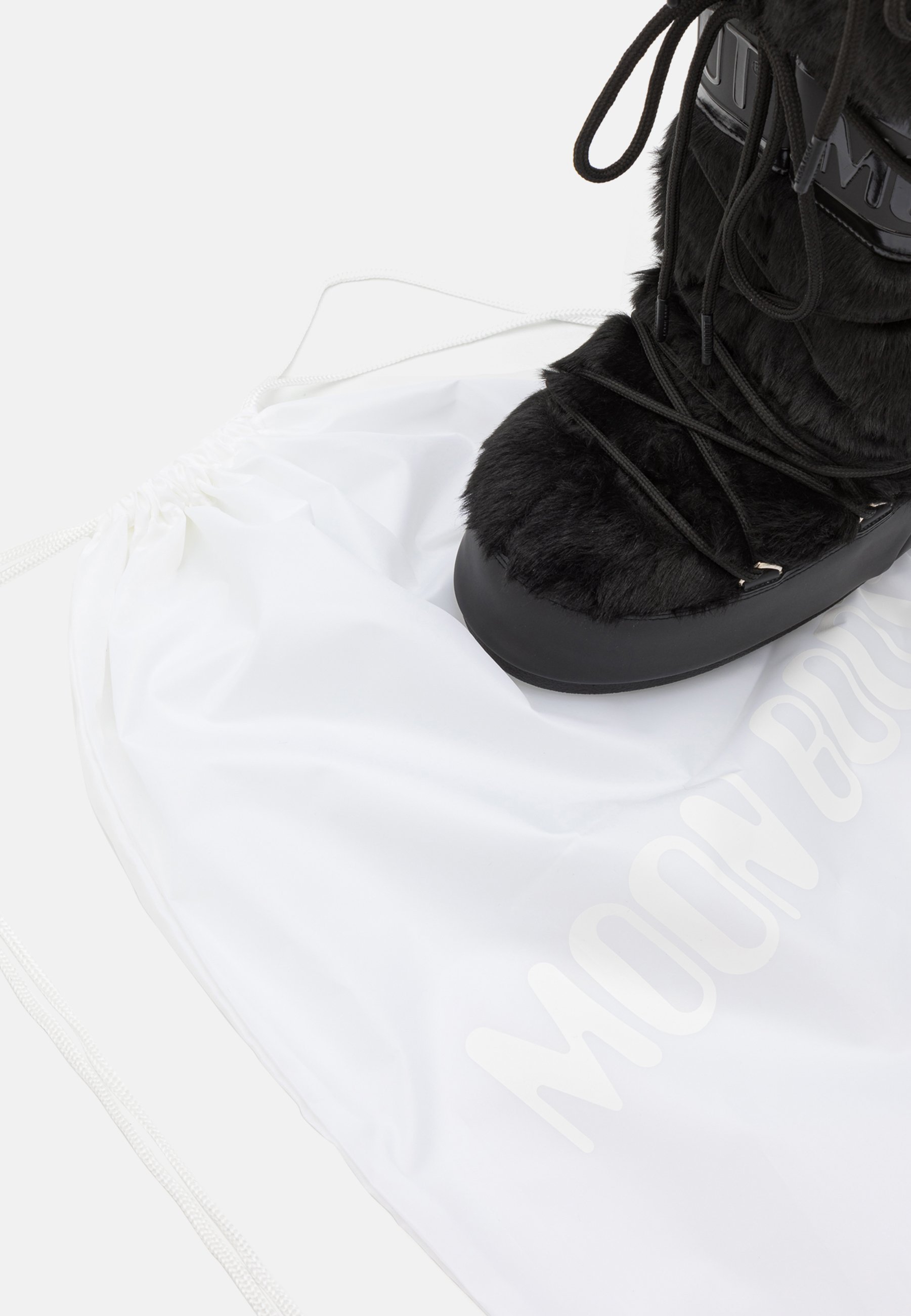 MOON BOOT ICON UNISEX - Šněrovací kotníkové boty - black