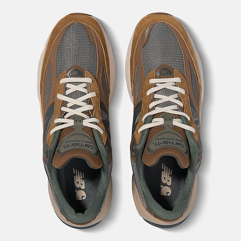 Carhartt WIP x New Balance MADE in USA 990v6 Herren-Arbeitsschuhe in der Farbe Sea Salt