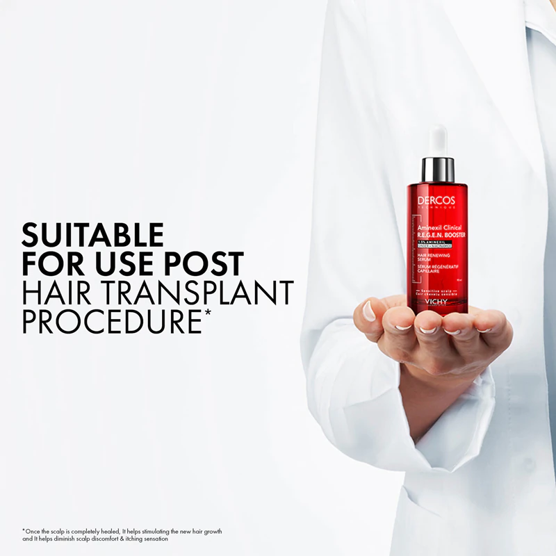 Vichy Dercos Aminexil Clinical REGEN Booster Sérum Fortalecedor e Regenerador Antiqueda