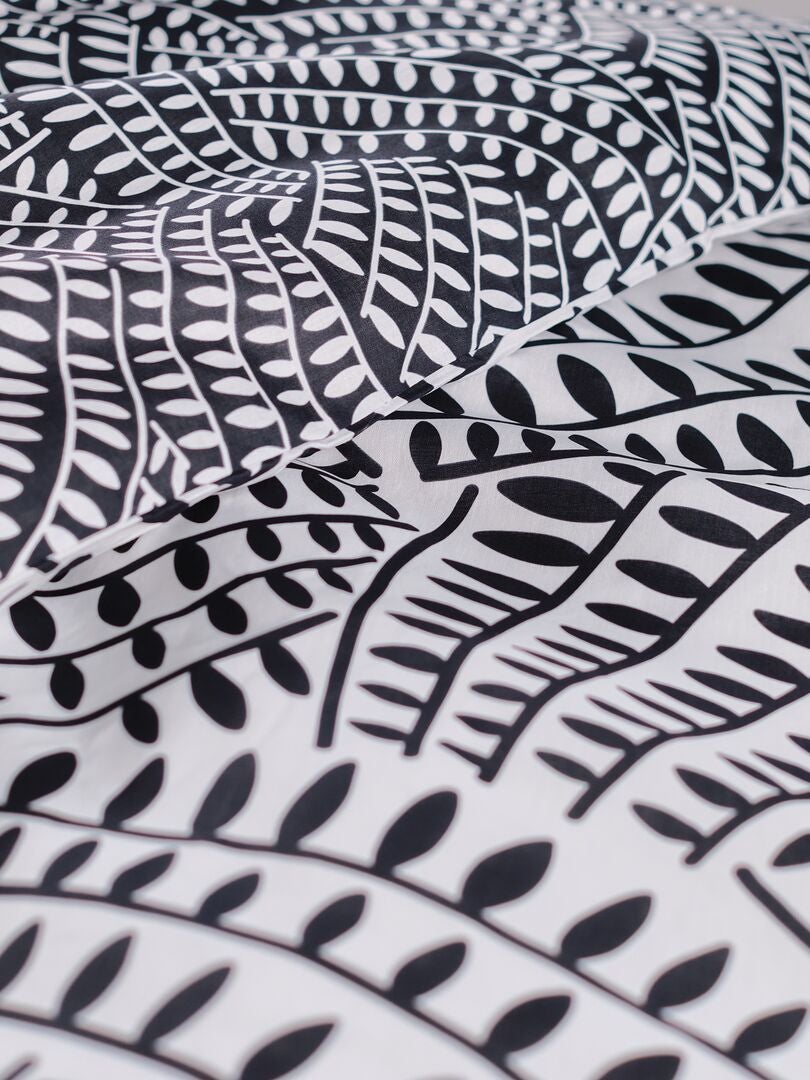 Conjunto de cama estampado - casal - BEGE