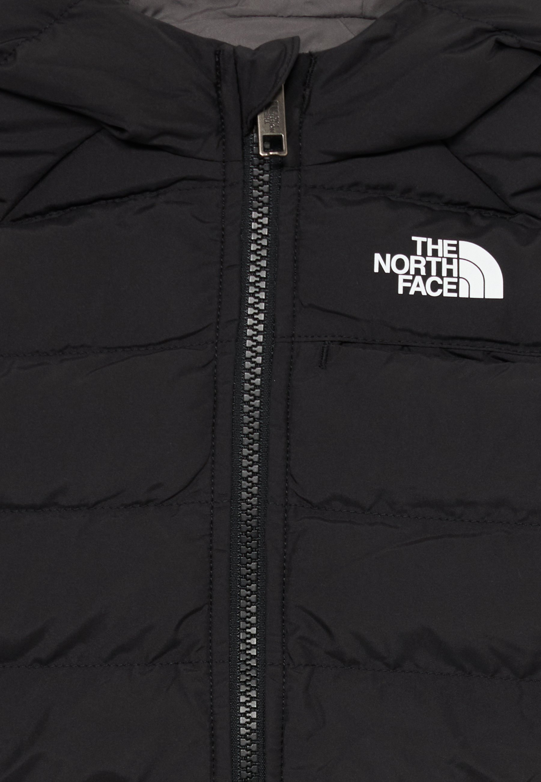 The North Face BABY REVERSIBLE PERRIO HOODED UNISEX - Winterjas - zwart/gerookt parelmoer
