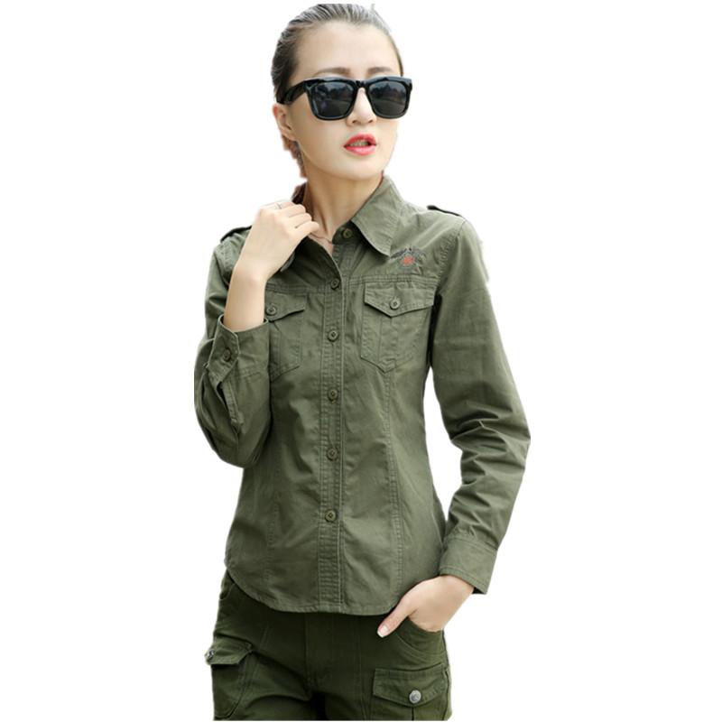 Chemise militaire vert armée, manches longues, coupe ajustée, en coton, grandes tailles (4XL et 5XL), style décontracté.