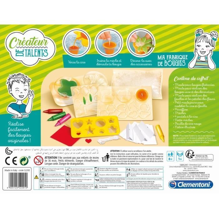 Clementoni - Creador de talentos - Mi fábrica de velas