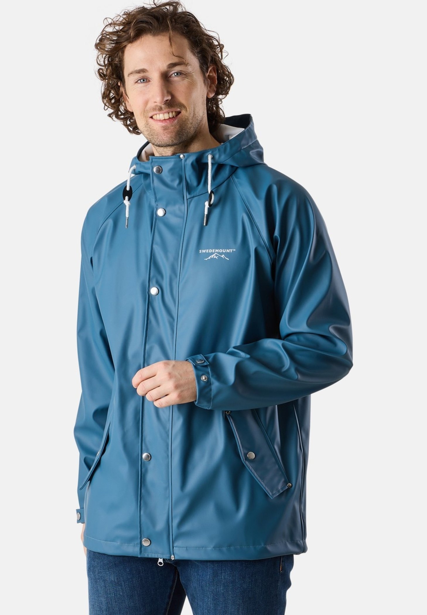 Swedemount VÄDERÖARNA - Waterdichte jas - denimblauw