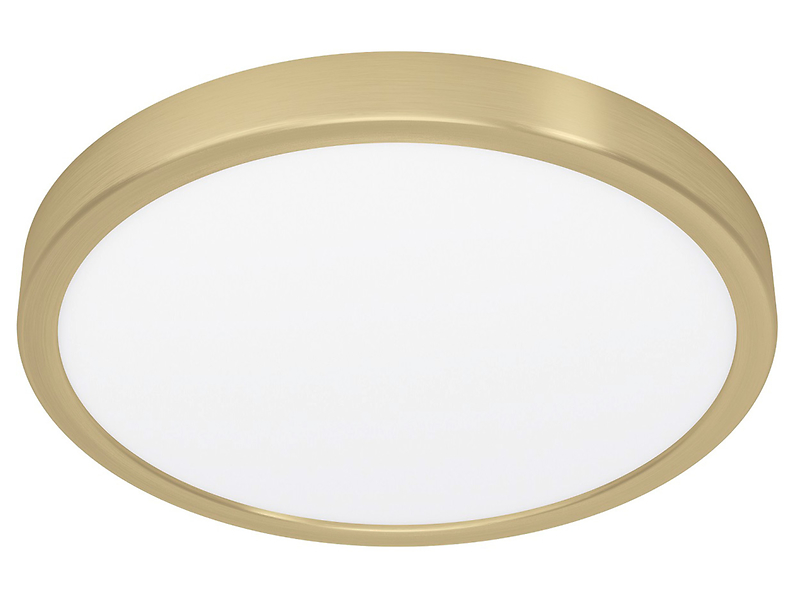 Plafon Fueva 5 LED 28 cm stalowy biało-złoty