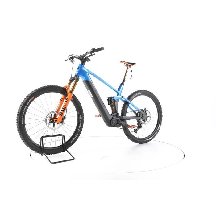 Bicicleta eléctrica Cube Stereo Hybrid 140 HPC Actionteam - azul - Bicicleta de montaña eléctrica con suspensión completa - Bosch 750 Wh reacondicionada