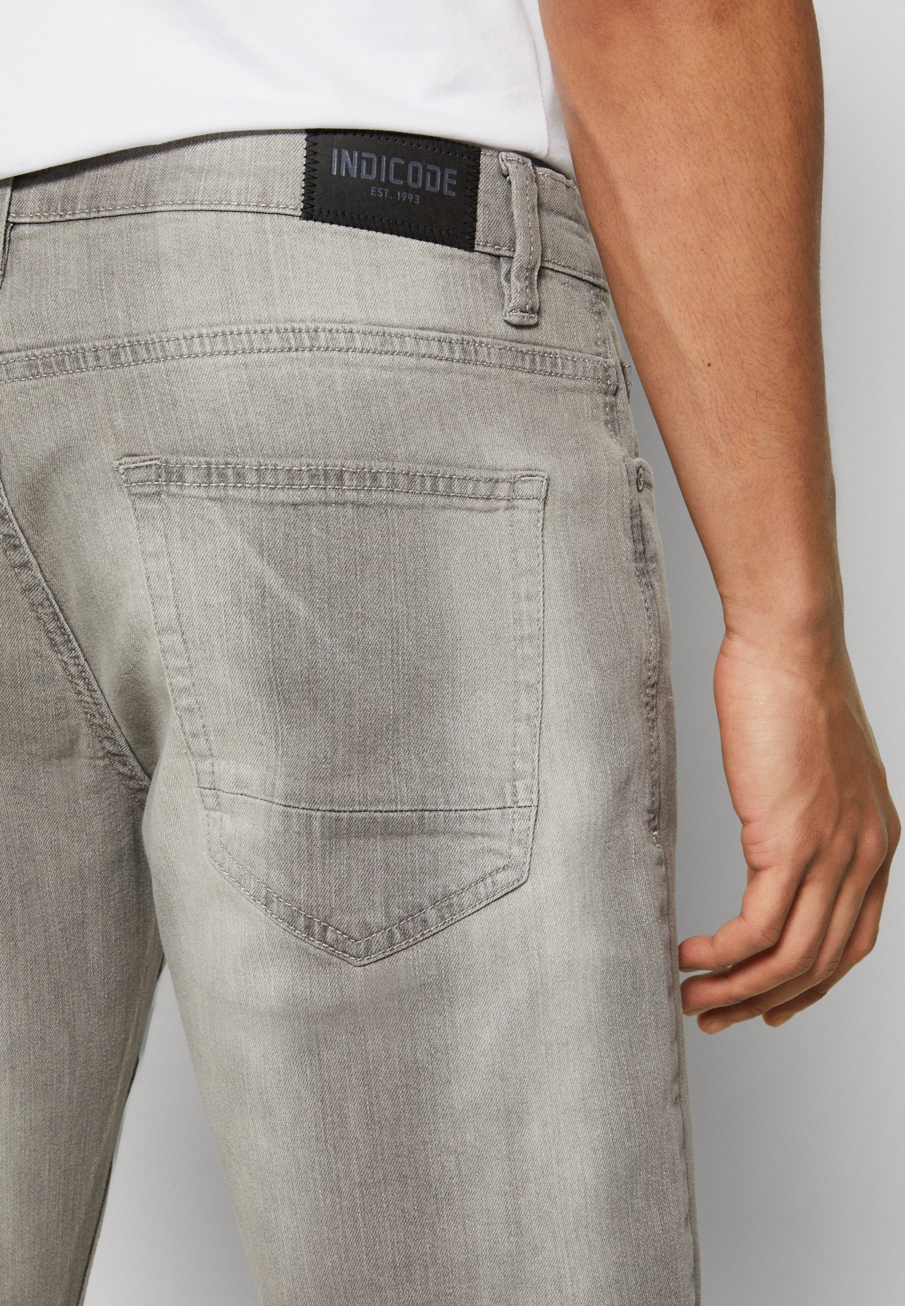 INDICODE JEANS Jean slim - gris clair