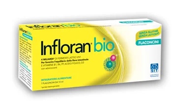 SIT Infloran Bio voedingssupplement voor volwassenen, 7 flesjes van 10 ml