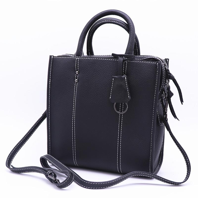 Sacs à main de créateurs de haute qualité pour femmes, sacs bandoulière à compartiment vertical, cabas uni, sac bandoulière en cuir véritable, sac tendance