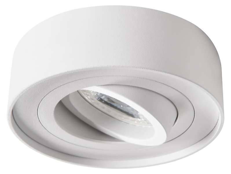 Lampa sufitowa Mini Gord aluminiowa 9,8 cm biała