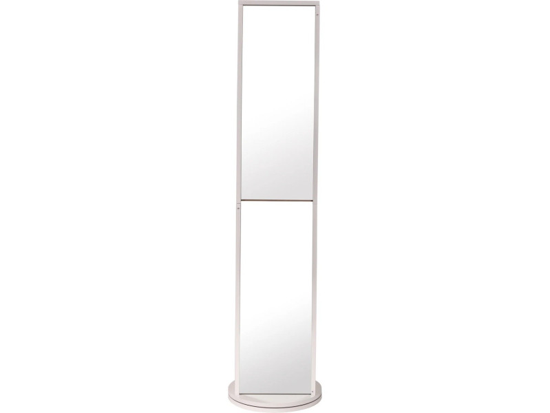 Obrotowy regał z lustrqmi MDF i szkło 169,5 cm nowoczesny