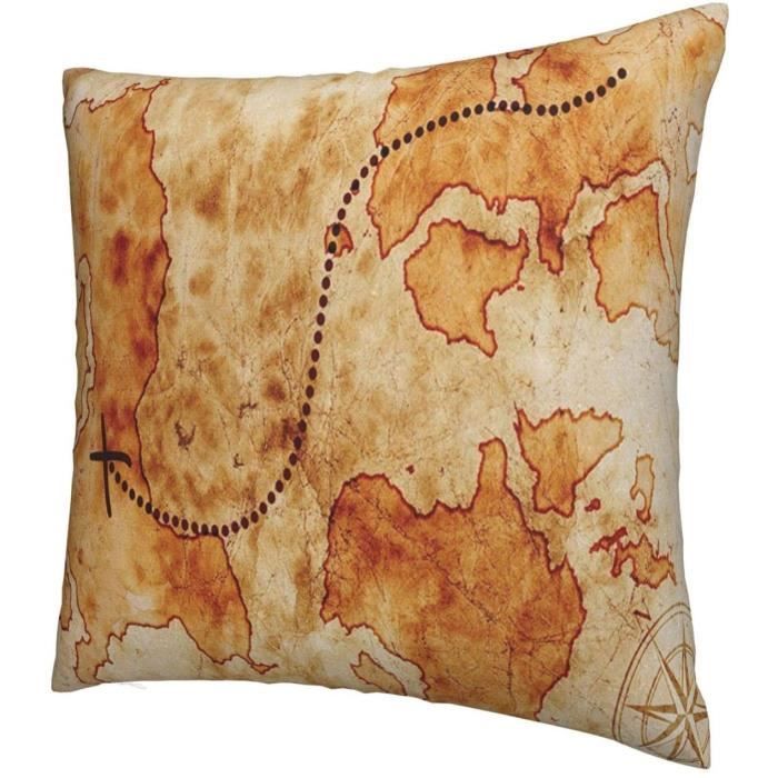Fundas de almohada de poliéster y fibra de algodón - Rayas - 50x75cm