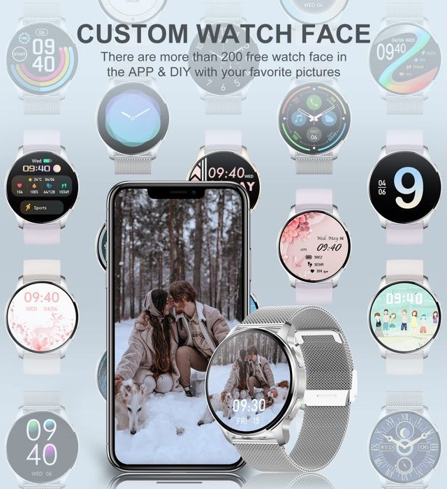 Montre Connectée Femme 1,32
