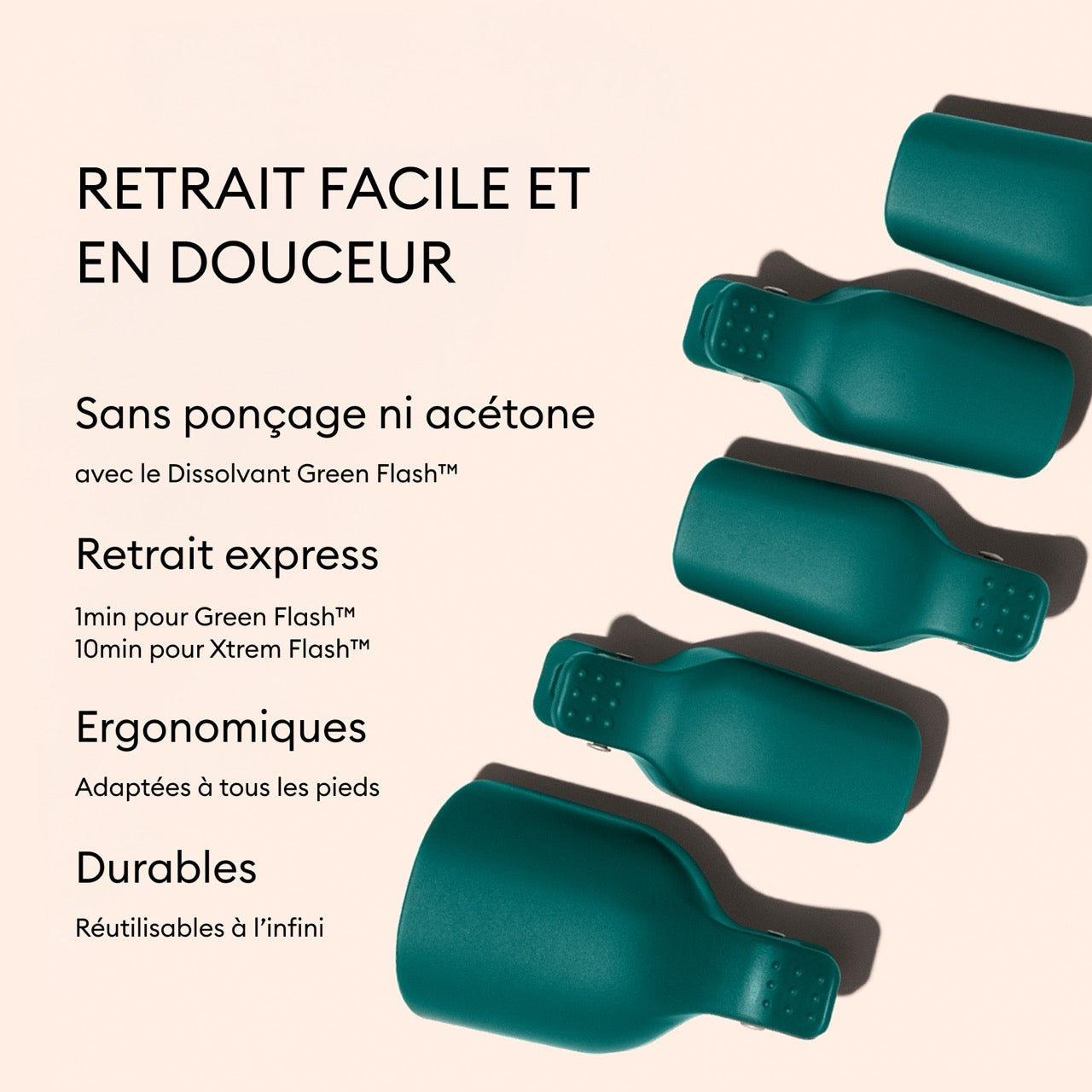 Pinces de retrait pieds