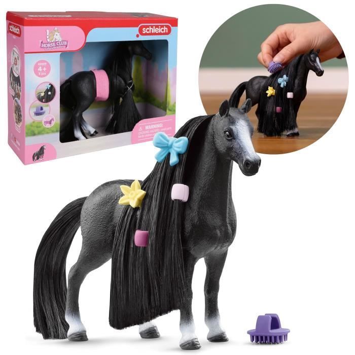 Schleich SLH42620 Yegua Quarter Horse para cuidar - Juguete para niños