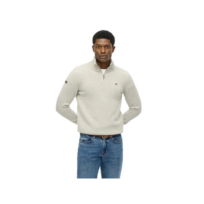 Jersey de camionero Superdry para hombre, color blanco, de algodón.
